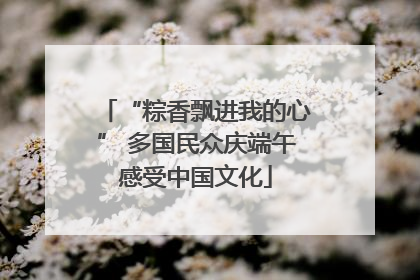 “粽香飘进我的心” 多国民众庆端午感受中国文化
