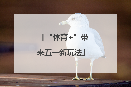 “体育+”带来五一新玩法