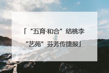 “五育·和合”结桃李 “艺苑”芬芳传捷报