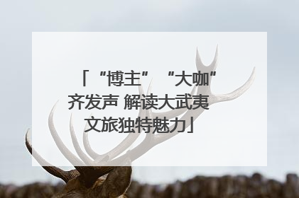 “博主”“大咖”齐发声 解读大武夷文旅独特魅力