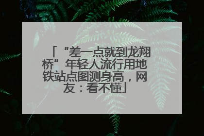 “差一点就到龙翔桥”年轻人流行用地铁站点图测身高，网友：看不懂