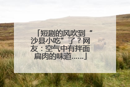 短剧的风吹到“沙县小吃”了？网友：空气中有拌面扁肉的味道……