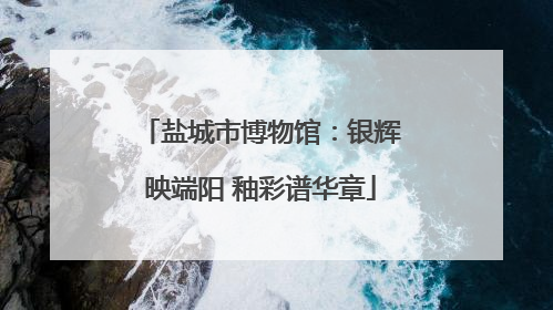 盐城市博物馆：银辉映端阳 釉彩谱华章