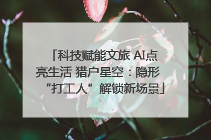 科技赋能文旅 AI点亮生活 猎户星空：隐形“打工人”解锁新场景