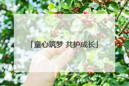 童心筑梦 共护成长