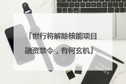 世行将解除核能项目融资禁令，有何玄机