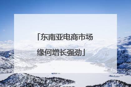 东南亚电商市场缘何增长强劲