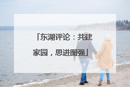 东湖评论：共建家园，思进图强
