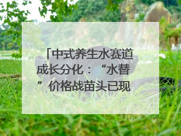 中式养生水赛道成长分化：“水替”价格战苗头已现 “功能饮”价高市场难打开｜中药大健康赛道迭变