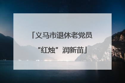 义马市退休老党员“红烛”润新苗