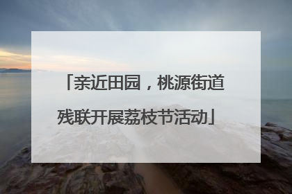 亲近田园，桃源街道残联开展荔枝节活动
