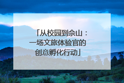 从校园到佘山：一场文旅体验官的创意孵化行动
