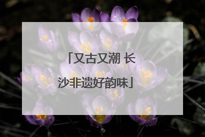 又古又潮 长沙非遗好韵味