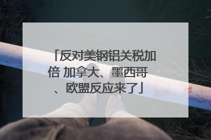 反对美钢铝关税加倍 加拿大、墨西哥、欧盟反应来了