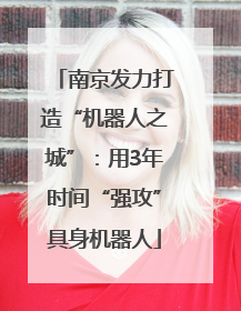 南京发力打造“机器人之城”：用3年时间“强攻”具身机器人