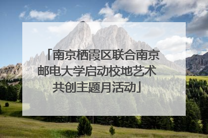 南京栖霞区联合南京邮电大学启动校地艺术共创主题月活动