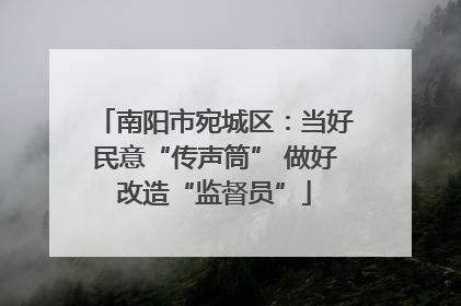 南阳市宛城区：当好民意“传声筒” 做好改造“监督员”