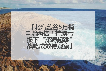 北汽蓝谷5月销量增两倍！持续亏损下“深蹲起跳”战略成效待观察