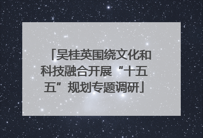 吴桂英围绕文化和科技融合开展“十五五”规划专题调研