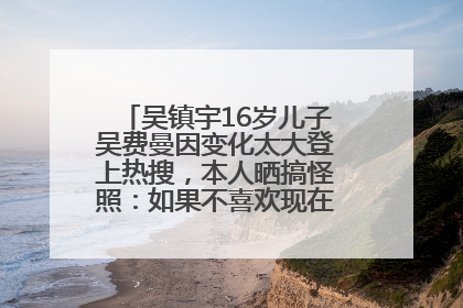 吴镇宇16岁儿子吴费曼因变化太大登上热搜，本人晒搞怪照：如果不喜欢现在的我可以离开