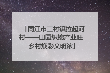 同江市三村镇拉起河村——田园织锦产业旺 乡村焕彩文明浓