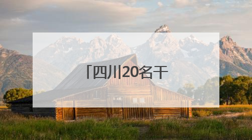 四川20名干部任新职，涉副厅级职务