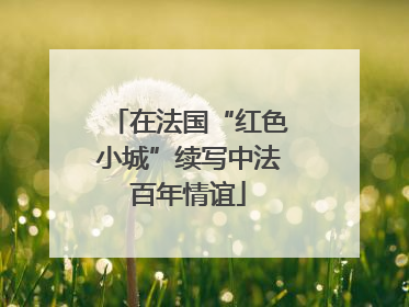 在法国“红色小城”续写中法百年情谊