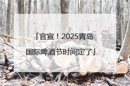 官宣！2025青岛国际啤酒节时间定了
