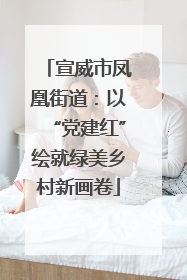 宣威市凤凰街道：以“党建红”绘就绿美乡村新画卷