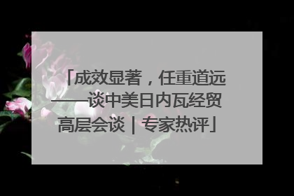 成效显著，任重道远——谈中美日内瓦经贸高层会谈｜专家热评