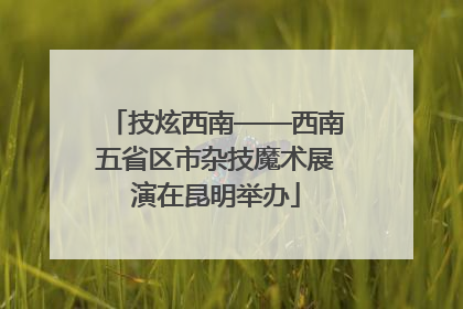 技炫西南——西南五省区市杂技魔术展演在昆明举办