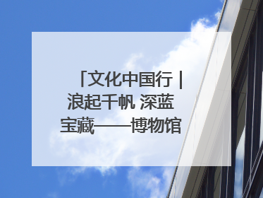 文化中国行｜浪起千帆 深蓝宝藏——博物馆里的海丝遗珍