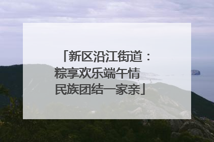 新区沿江街道：粽享欢乐端午情 民族团结一家亲