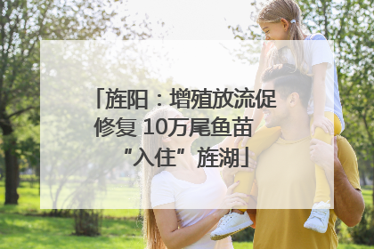 旌阳：增殖放流促修复 10万尾鱼苗“入住”旌湖