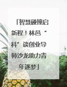 智慧碰撞启新程！林邑“科”谈创业导师沙龙助力青年逐梦