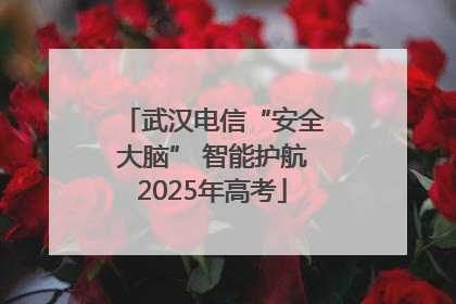 武汉电信“安全大脑” 智能护航2025年高考