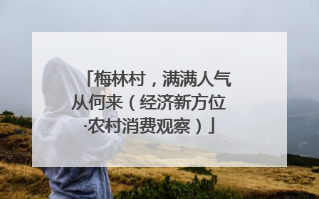 梅林村，满满人气从何来（经济新方位·农村消费观察）