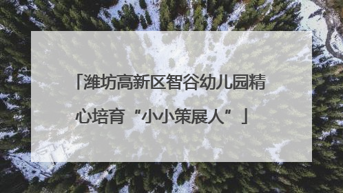 潍坊高新区智谷幼儿园精心培育“小小策展人”