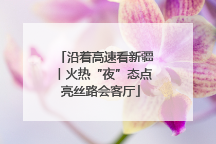 沿着高速看新疆丨火热“夜”态点亮丝路会客厅