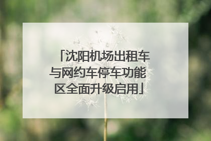沈阳机场出租车与网约车停车功能区全面升级启用
