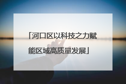 河口区以科技之力赋能区域高质量发展
