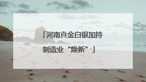 河南真金白银加持制造业“焕新”