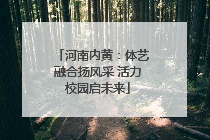河南内黄：体艺融合扬风采 活力校园启未来
