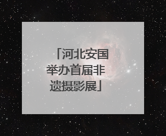 河北安国举办首届非遗摄影展