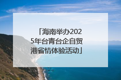 海南举办2025年台青台企自贸港省情体验活动
