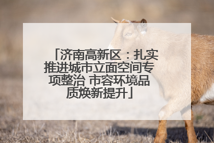济南高新区：扎实推进城市立面空间专项整治 市容环境品质焕新提升