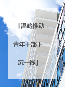 温岭推动青年干部下沉一线