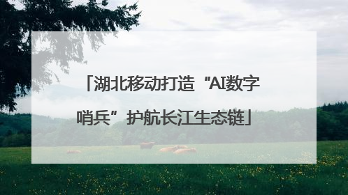 湖北移动打造“AI数字哨兵”护航长江生态链