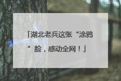 湖北老兵这张“涂鸦”脸，感动全网！