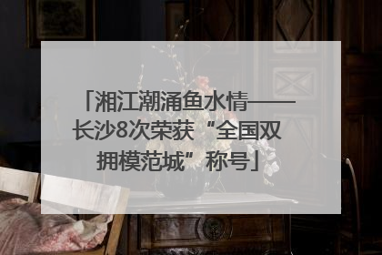 湘江潮涌鱼水情——长沙8次荣获“全国双拥模范城”称号